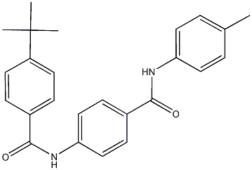 4-[(4-tert-butylbenzoyl)amino]-N-(4-methylphenyl)benzamide 结构式