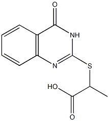 2-[(4-oxo-3,4-dihydro-2-quinazolinyl)sulfanyl]propanoic acid