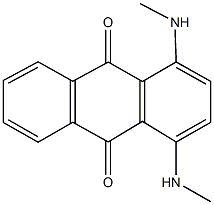 1,4-bis(methylamino)anthra-9,10-quinone Struktur