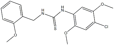 N-(4-chloro-2,5-dimethoxyphenyl)-N'-(2-methoxybenzyl)thiourea