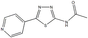 N-[5-(4-pyridinyl)-1,3,4-thiadiazol-2-yl]acetamide Structure