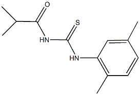  N-(2,5-dimethylphenyl)-N'-isobutyrylthiourea