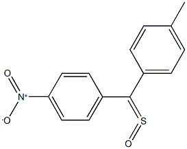 1-[(4-methylphenyl)(sulfinyl)methyl]-4-nitrobenzene Structure