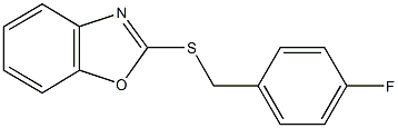  2-[(4-fluorobenzyl)sulfanyl]-1,3-benzoxazole