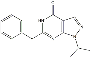  6-benzyl-1-isopropyl-1,5-dihydro-4H-pyrazolo[3,4-d]pyrimidin-4-one