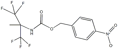  4-nitrobenzyl 2,2,2-trifluoro-1-methyl-1-(trifluoromethyl)ethylcarbamate