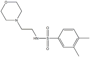  3,4-dimethyl-N-[2-(4-morpholinyl)ethyl]benzenesulfonamide