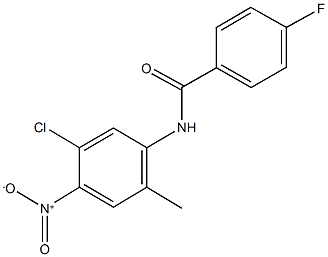 N-{5-chloro-4-nitro-2-methylphenyl}-4-fluorobenzamide Structure