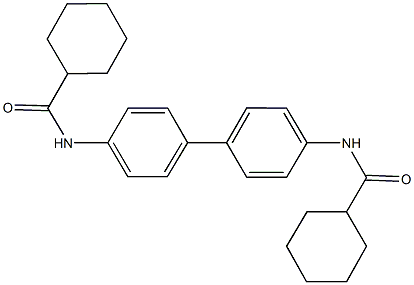 N-{4'-[(cyclohexylcarbonyl)amino][1,1'-biphenyl]-4-yl}cyclohexanecarboxamide Structure