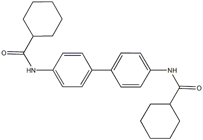 N-{4'-[(cyclohexylcarbonyl)amino][1,1'-biphenyl]-4-yl}cyclohexanecarboxamide 结构式