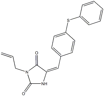 3-allyl-5-[4-(phenylsulfanyl)benzylidene]-2,4-imidazolidinedione
