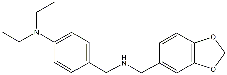 N-(1,3-benzodioxol-5-ylmethyl)-N-[4-(diethylamino)benzyl]amine