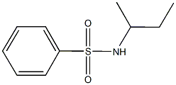 N-(sec-butyl)benzenesulfonamide Structure