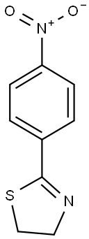 2-{4-nitrophenyl}-4,5-dihydro-1,3-thiazole,,结构式