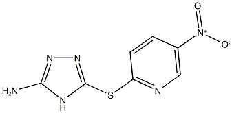 2-[(5-amino-4H-1,2,4-triazol-3-yl)sulfanyl]-5-nitropyridine