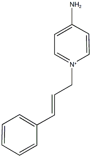 4-amino-1-cinnamylpyridinium,,结构式