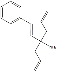  4-(2-phenylvinyl)hepta-1,6-dien-4-amine