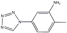 2-methyl-5-(1H-tetraazol-1-yl)aniline,,结构式