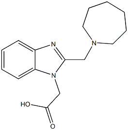 [2-(1-azepanylmethyl)-1H-benzimidazol-1-yl]acetic acid