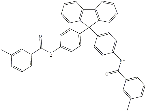  3-methyl-N-[4-(9-{4-[(3-methylbenzoyl)amino]phenyl}-9H-fluoren-9-yl)phenyl]benzamide