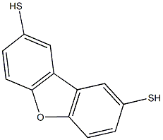 8-sulfanyldibenzo[b,d]furan-2-yl hydrosulfide 化学構造式