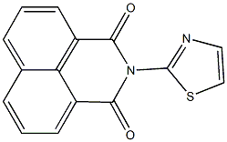 2-(1,3-thiazol-2-yl)-1H-benzo[de]isoquinoline-1,3(2H)-dione,,结构式