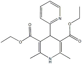 diethyl 2,6-dimethyl-1,4-dihydro-2',4-bipyridine-3,5-dicarboxylate Structure