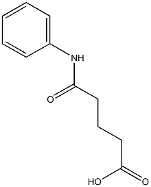 5-anilino-5-oxopentanoic acid 结构式