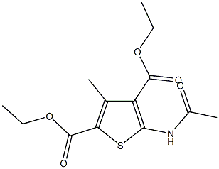  diethyl 5-(acetylamino)-3-methyl-2,4-thiophenedicarboxylate