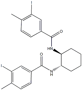 3-iodo-N-{2-[(3-iodo-4-methylbenzoyl)amino]cyclohexyl}-4-methylbenzamide