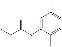 N-(2,5-dimethylphenyl)propanamide 化学構造式