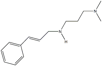N-cinnamyl-N-[3-(dimethylamino)propyl]amine Struktur