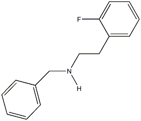 N-benzyl-N-[2-(2-fluorophenyl)ethyl]amine Structure