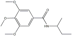 N-(sec-butyl)-3,4,5-trimethoxybenzamide Struktur