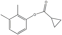 2,3-dimethylphenyl cyclopropanecarboxylate,,结构式