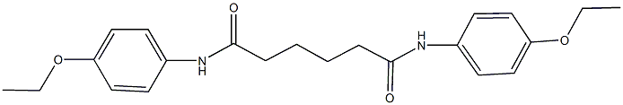 N~1~,N~6~-bis(4-ethoxyphenyl)hexanediamide Struktur