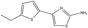 4-(5-ethyl-2-thienyl)-1,3-thiazol-2-ylamine Structure