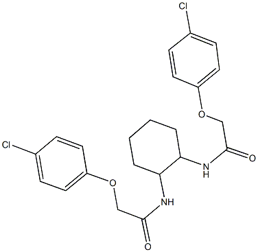  2-(4-chlorophenoxy)-N-(2-{[(4-chlorophenoxy)acetyl]amino}cyclohexyl)acetamide