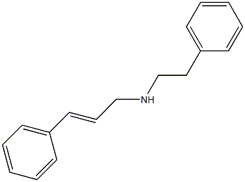 3-phenyl-N-(2-phenylethyl)-2-propen-1-amine 结构式