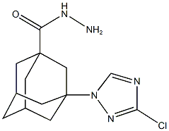 3-(3-chloro-1H-1,2,4-triazol-1-yl)-1-adamantanecarbohydrazide|