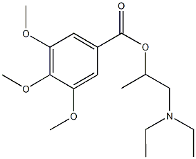 2-(diethylamino)-1-methylethyl 3,4,5-trimethoxybenzoate