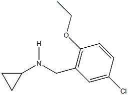 N-(5-chloro-2-ethoxybenzyl)-N-cyclopropylamine Struktur