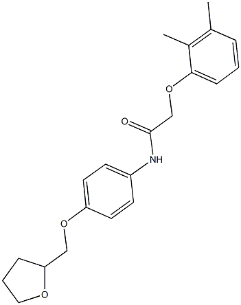  2-(2,3-dimethylphenoxy)-N-[4-(tetrahydro-2-furanylmethoxy)phenyl]acetamide