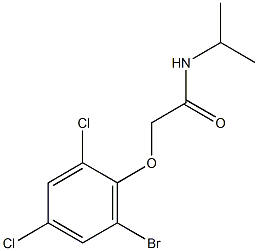 2-(2-bromo-4,6-dichlorophenoxy)-N-isopropylacetamide