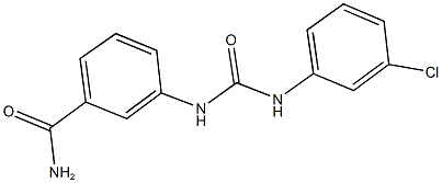 3-{[(3-chloroanilino)carbonyl]amino}benzamide Structure