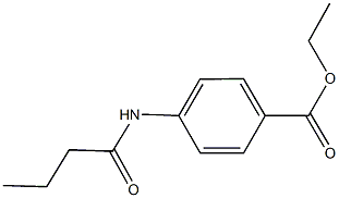 ethyl 4-(butyrylamino)benzoate Structure