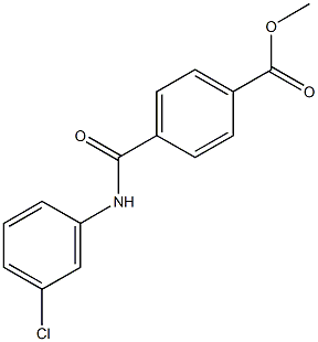 methyl 4-[(3-chloroanilino)carbonyl]benzoate