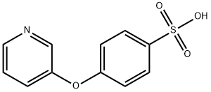 4-(ピリジン-3-イルオキシ)ベンゼンスルホン酸 化学構造式