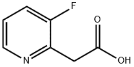 2-(3-氟(吡啶-2-基))乙酸 结构式