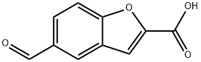 5-formyl-1-benzofuran-2-carboxylic acid Structure